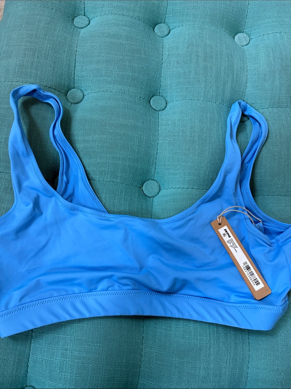 Skims signature swim tank bikini top size M-new